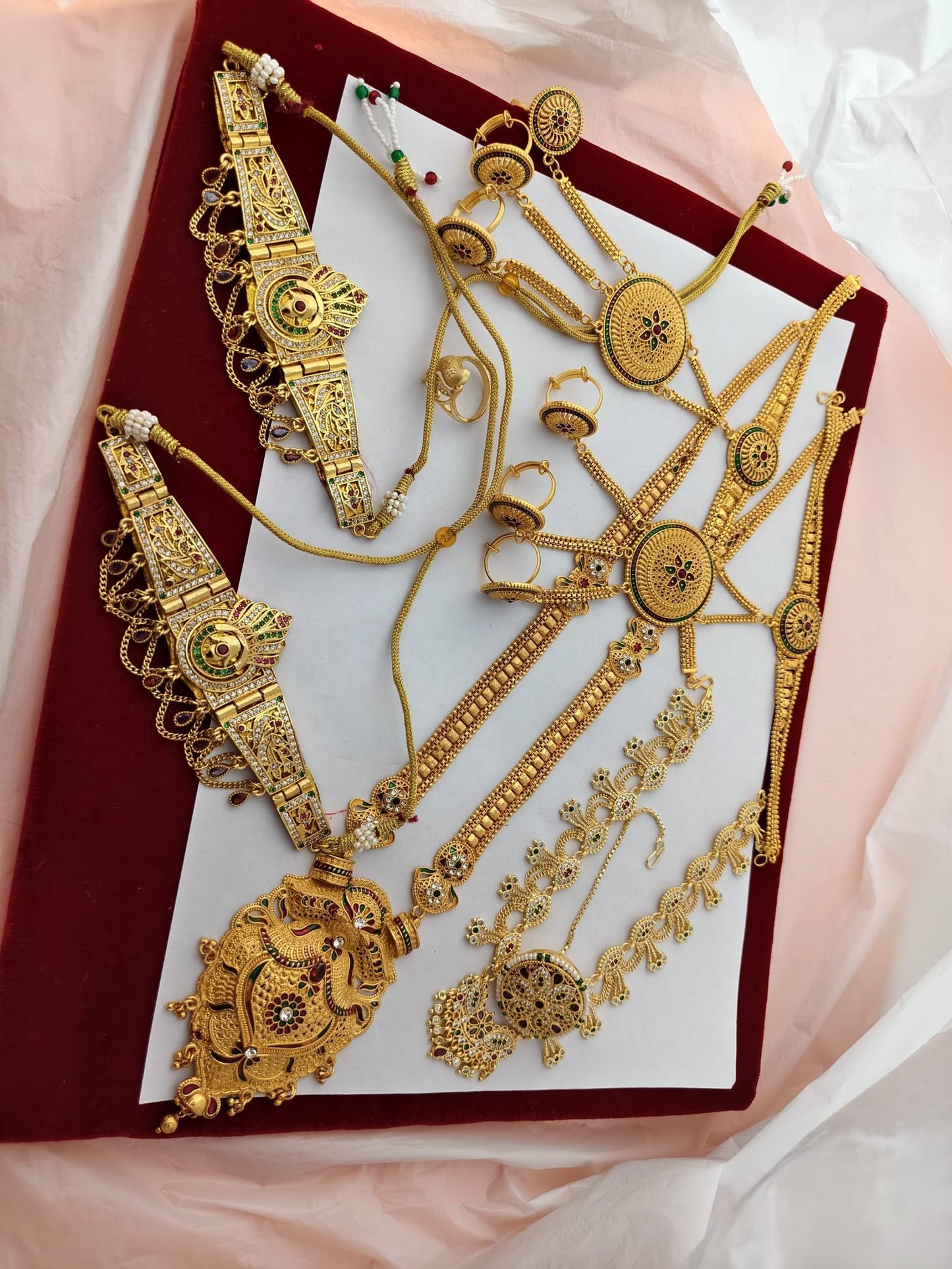 Bhujband, finger ring, Hathful, Ramnavmi, Rakhdi set 158